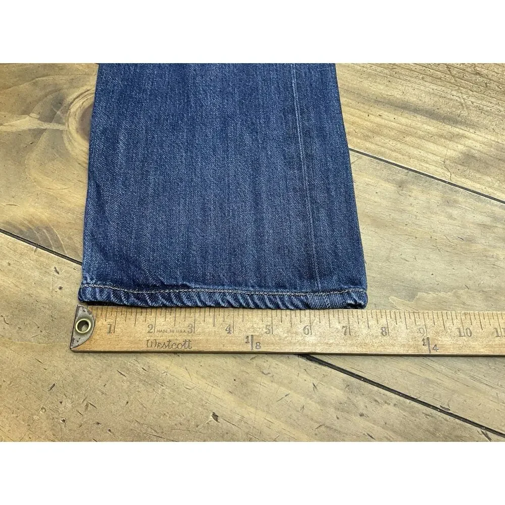 Rag & Bone RB15X Mens Jeans Size 34 Cotton Blue Slim Straight Tailored Workwear